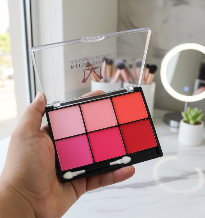 Miss Rose 6-color Makeup Blush Powder Palette