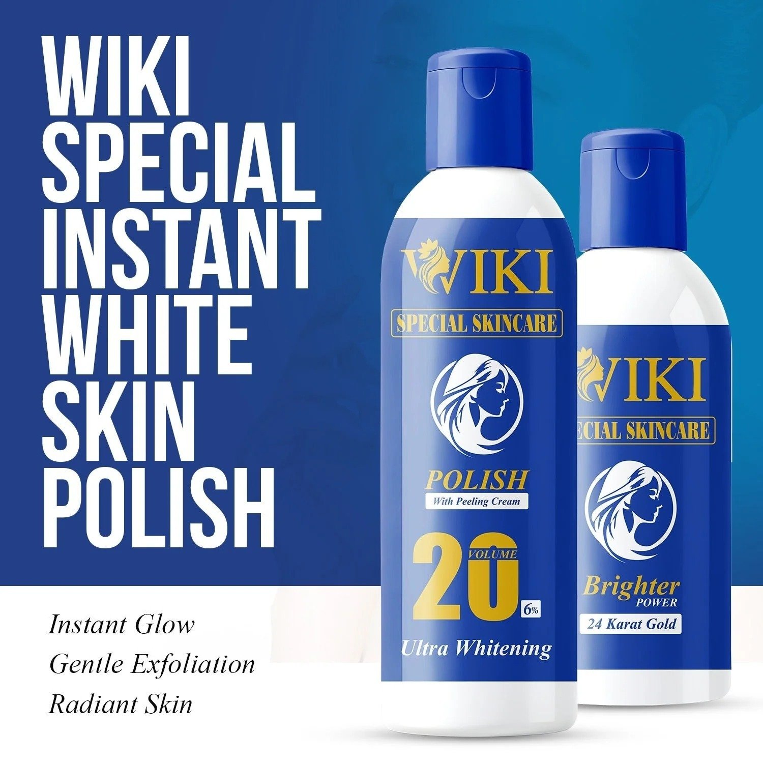 Wiki Special Skin Care Polish with Peeling Cream 200ml & 24k