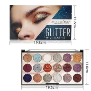 Miss Rose 18 Colors Sequins Glitter Powder High Gloss Pearly