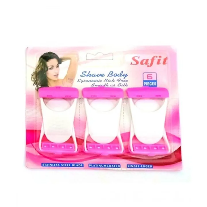6 Pcs Set Safit Women Razor Disposable Body Shaving Razor - Image 2