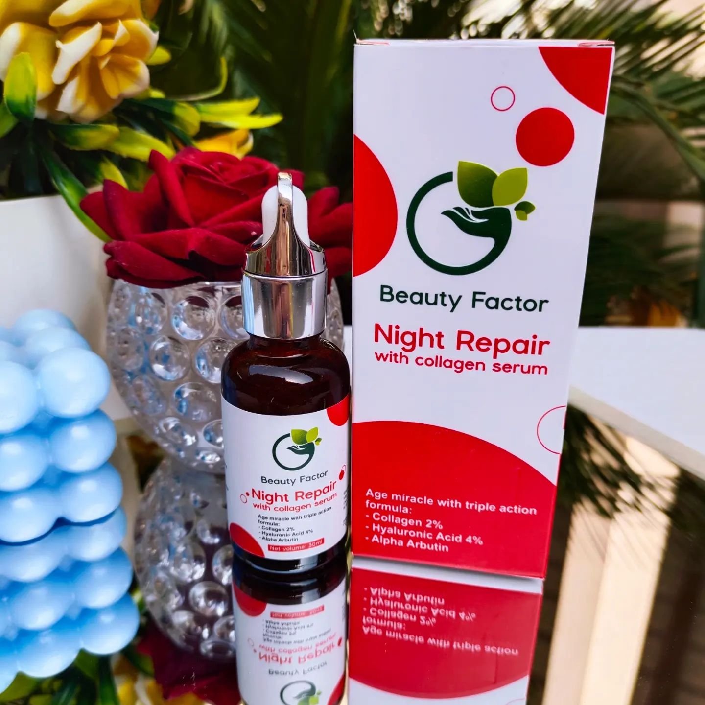 Beauty Factor Night Repair Collagen Serum - Image 3