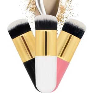 Chubby Pier Foundation Brush Flat Cream Makeup Brushes