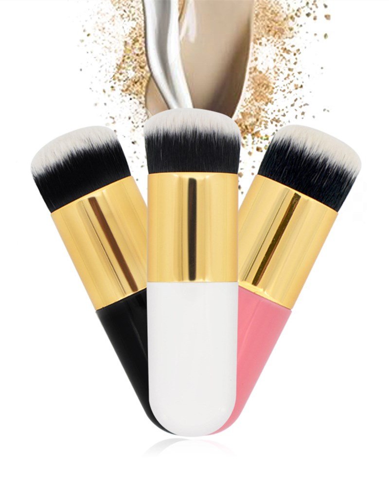 Chubby Pier Foundation Brush Flat Cream Makeup Brushes
