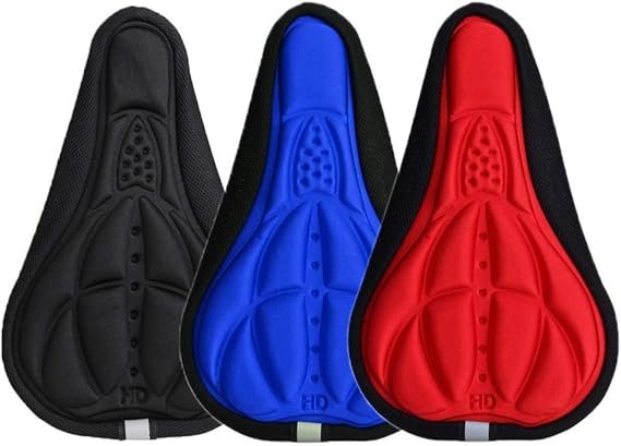 Bicycle Saddle Seat Cover Soft Gel Foam Pad Padded - Image 4