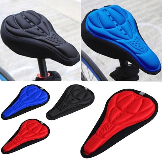 Bicycle Saddle Seat Cover Soft Gel Foam Pad Padded - Image 2