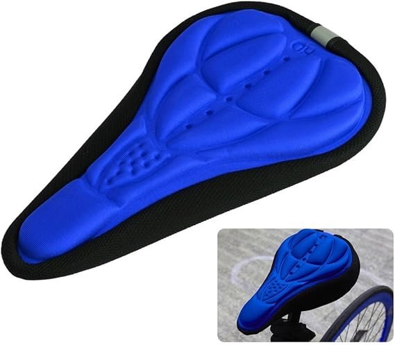 Bicycle Saddle Seat Cover Soft Gel Foam Pad Padded - Image 3