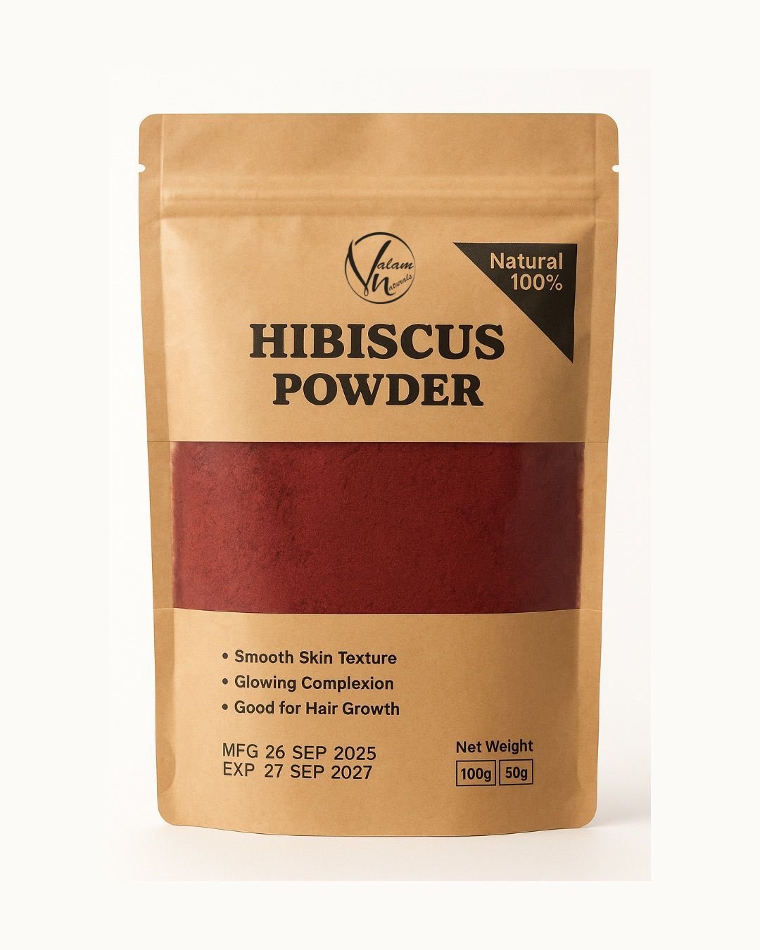 Hibiscus Flower Powder 100 Pure and Natural