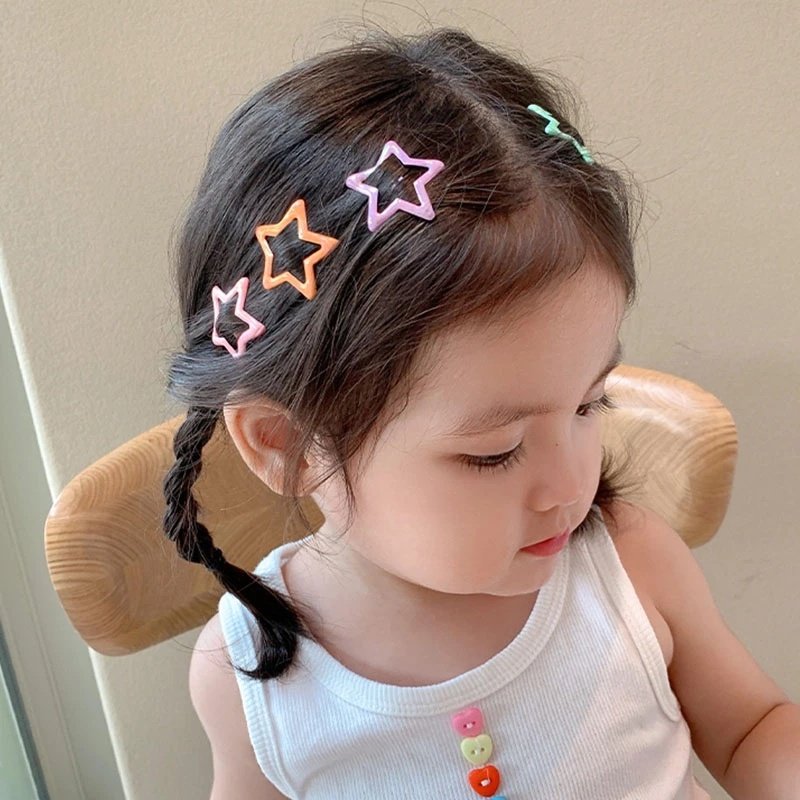 Pack Off 06 Star Design Girl Hair Clip - Image 2