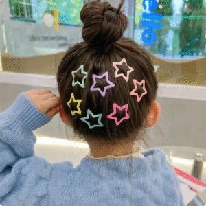 Pack Off 06 Star Design Girl Hair Clip