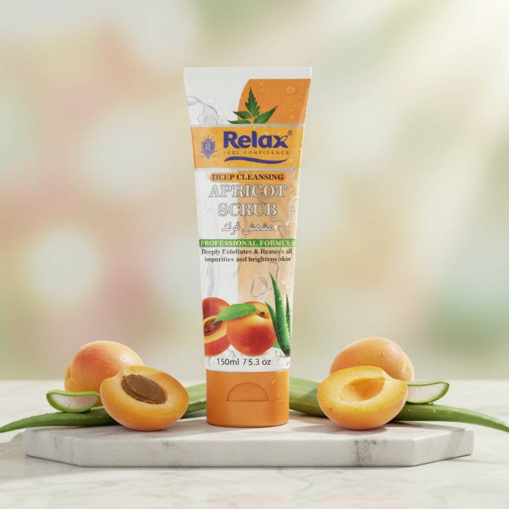Relax Apricot Scrub - Quality Exfoliating Face Scrub for