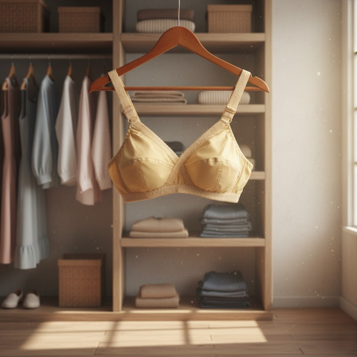 Cotton Cross Style Plus Size Bra - Image 4