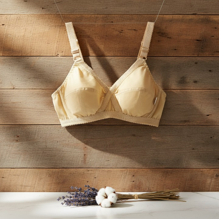 Cotton Cross Style Plus Size Bra