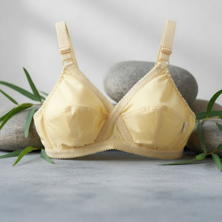 Cotton Cross Style Plus Size Bra - Image 2