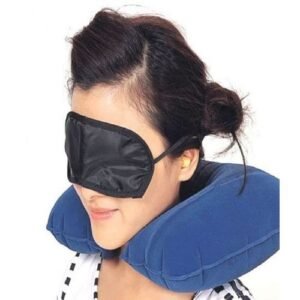 3 in 1 Combo Travel Kit of Neck Pillow Eye Mask and Ear Plug