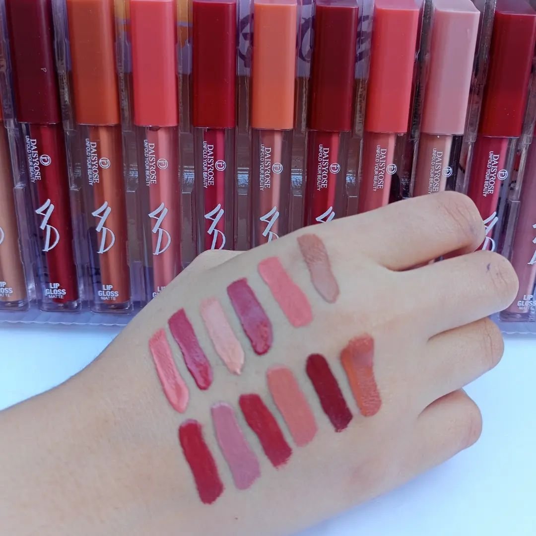 6 Pcs Matte 4d Lipgloss - Image 2