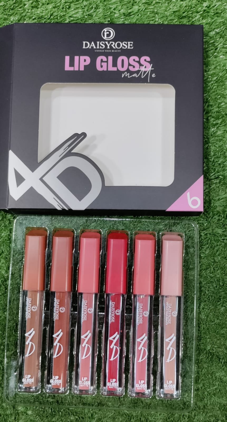 6 Pcs Matte 4d Lipgloss