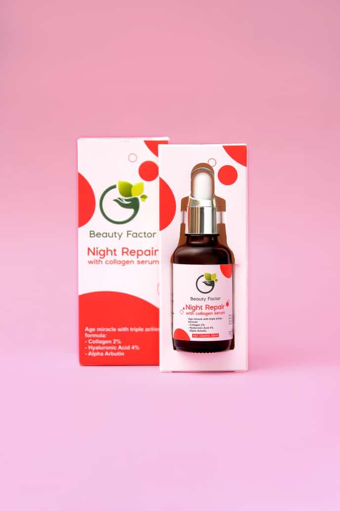 Beauty Factor Night Repair Collagen Serum - Image 5