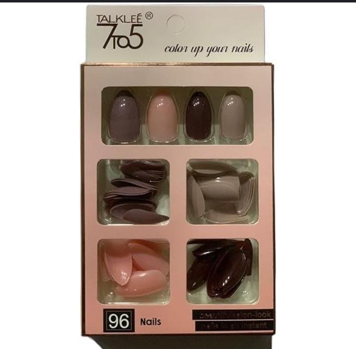 96 Pcs Nails Without Glue or Sticker - Image 2