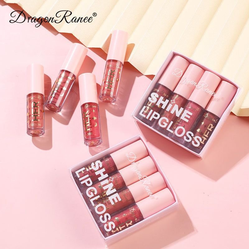Pack of 4 Shiny Nude Lipgloss - Image 4