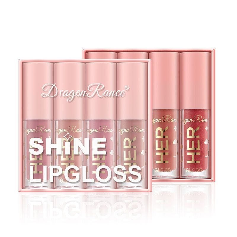 Pack of 4 Shiny Nude Lipgloss - Image 3