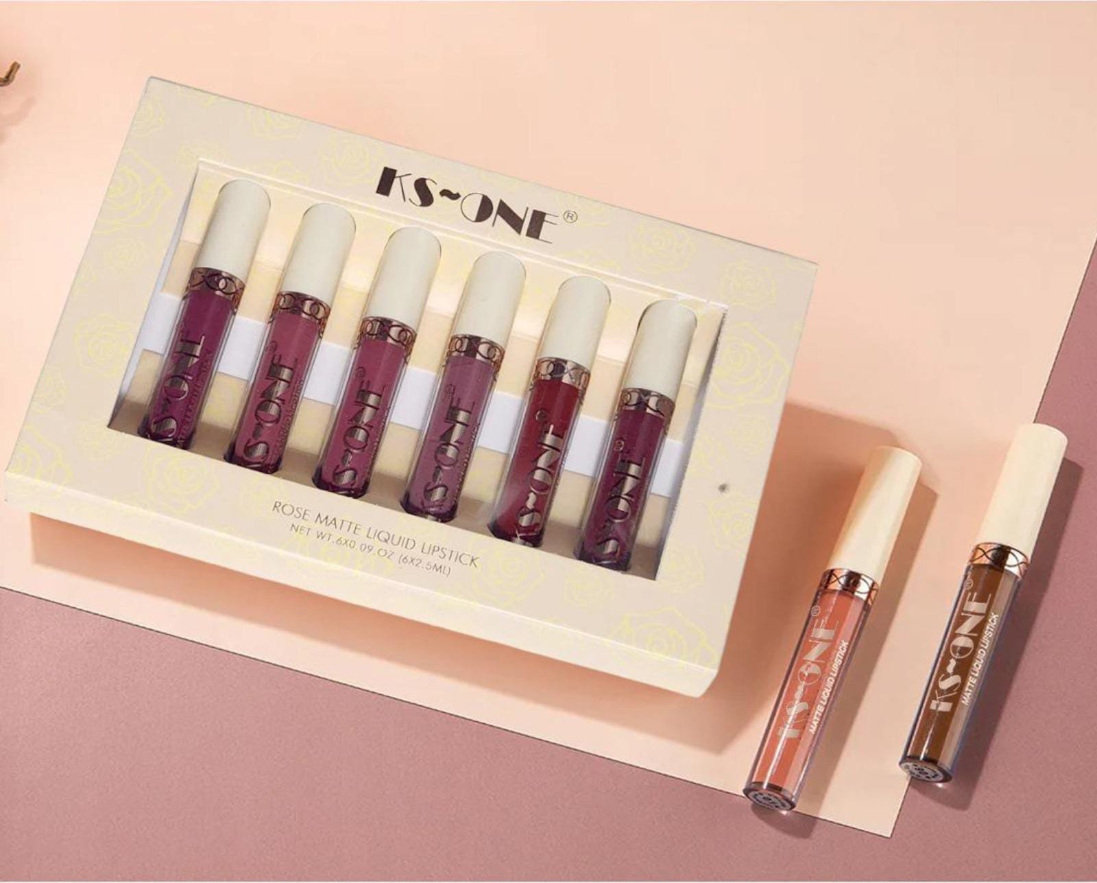 Set of 6 Matte Liquid Lipstick Long Lasting Matte Lipstick - Image 3