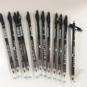 2 in 1 Blk/opl Eye Pencil with Sharpener Makeup 2 Colors