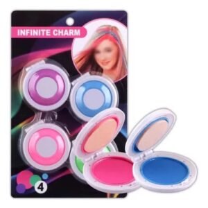 Pack of 4 Temporary Hair Chalks 4 Colors Hair Dye Powder