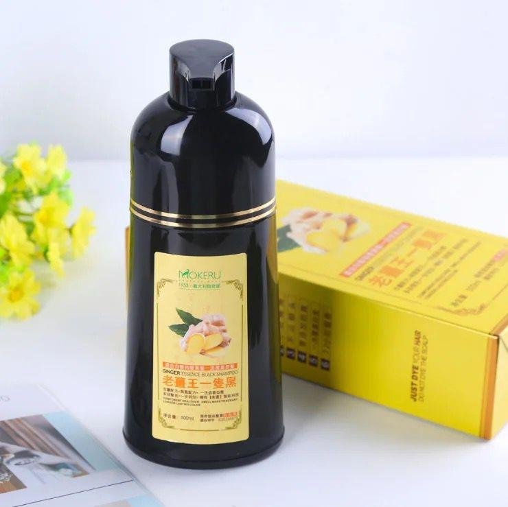 3 in 1 Ginger Extract Hair Dye Shampoo - Image 5