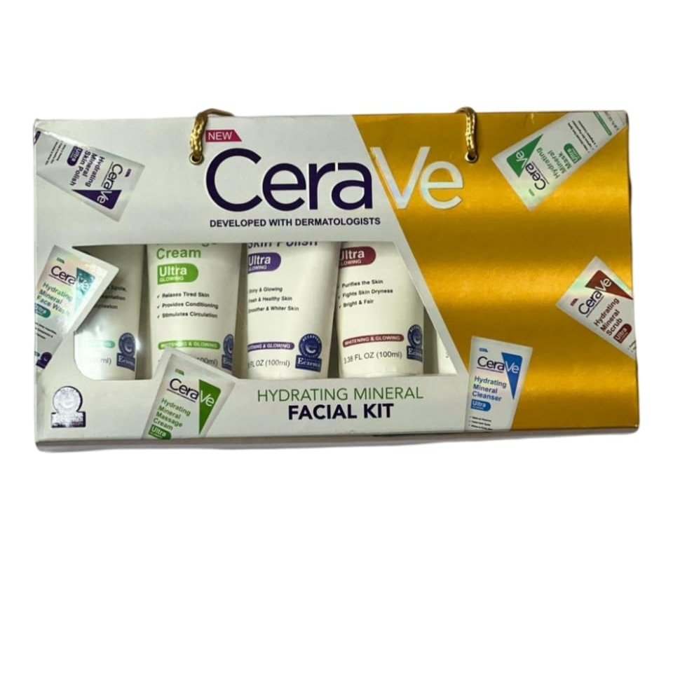 Pack of 06 Cerave Hydrating Mineral Facial Kit 100ml - Image 2