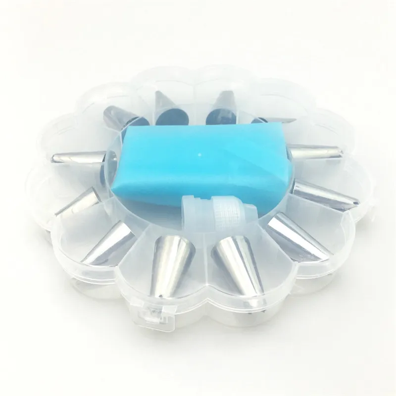 15pcs Piping Nozzles Pastry Cream Tips Stainless Steel - Image 5