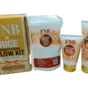 Fnb Rice Whitening Brightening Glow Kit