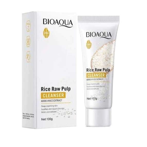 Bioaqua Rice Raw Pulp Cleanser / Face Wash - Image 4