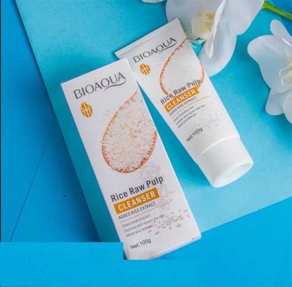 Bioaqua Rice Raw Pulp Cleanser / Face Wash - Image 2