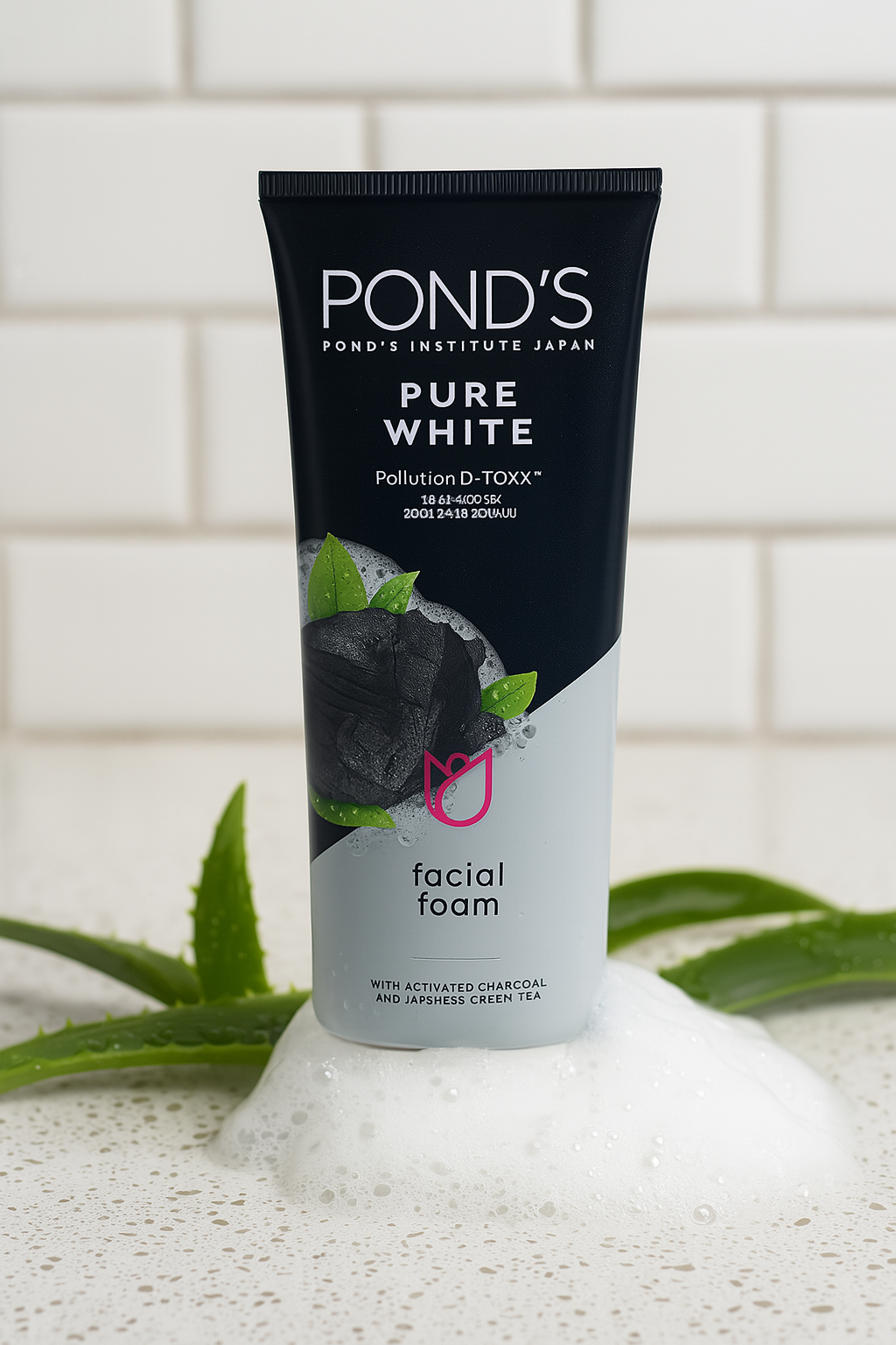 Pond S Pure White Face Wash with Activated Charcoal