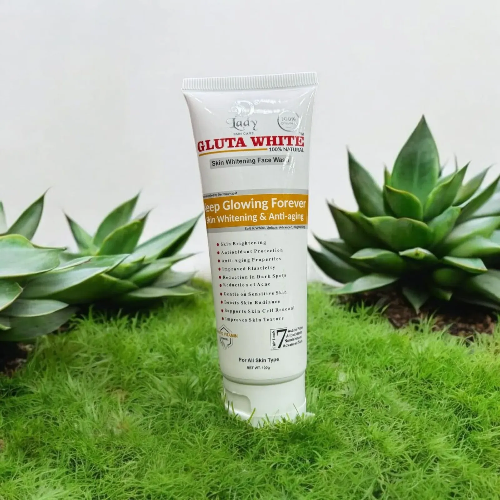 Gluta White 100 Natural Skin Whitening & Anti-aging